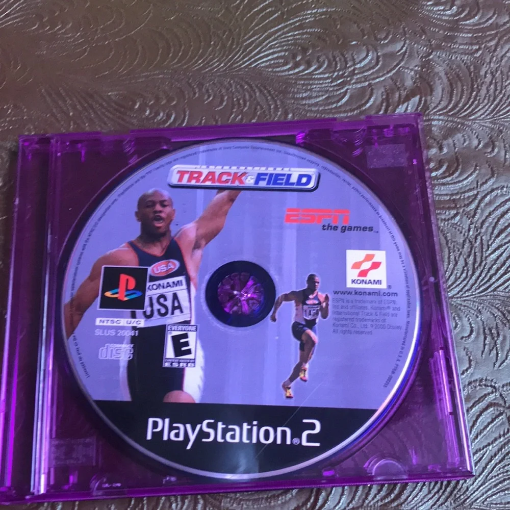 Sony PlayStation 2 dvd video game: track and field ESPN the games